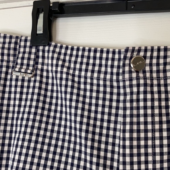 LRL Lauren Ralph Lauren black & white gingham pant - Picture 9 of 17
